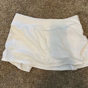 Lululemon white skirt